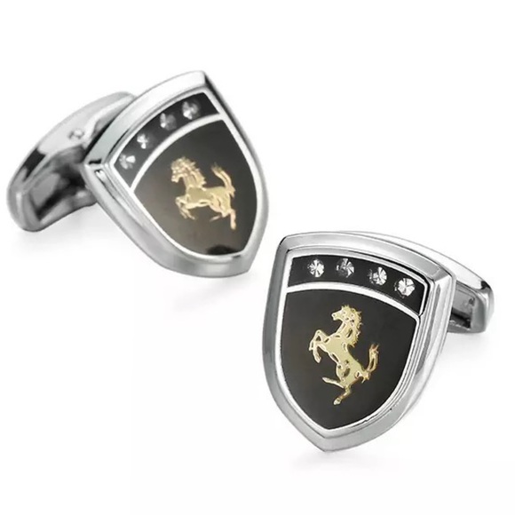 Stallion Horse Ferrari Inspired Cufflinks - Picture 2 of 15